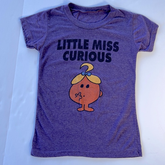 XS LITTLE MISS CURIOUS T-SHIRT - Picture 1 of 6